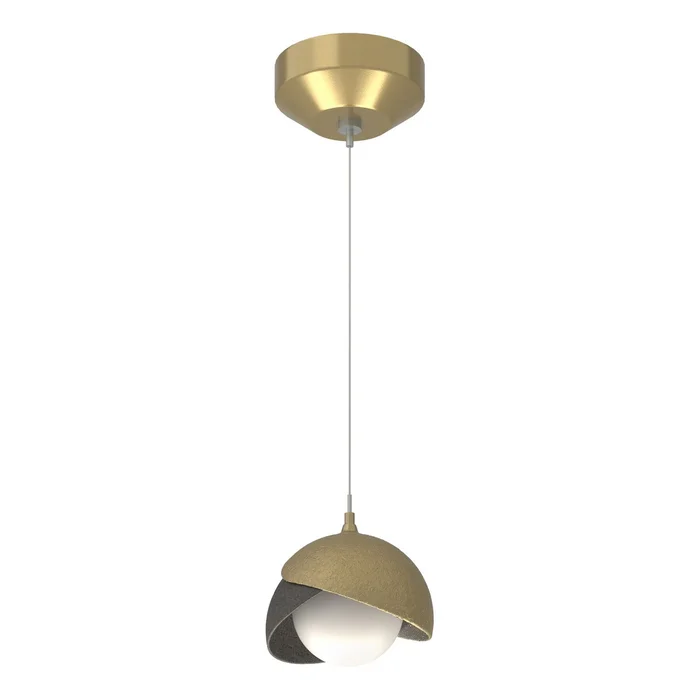 Brooklyn One Light Mini Pendant in Modern Brass (39|161183-SKT-STND-86-20-GG0711)