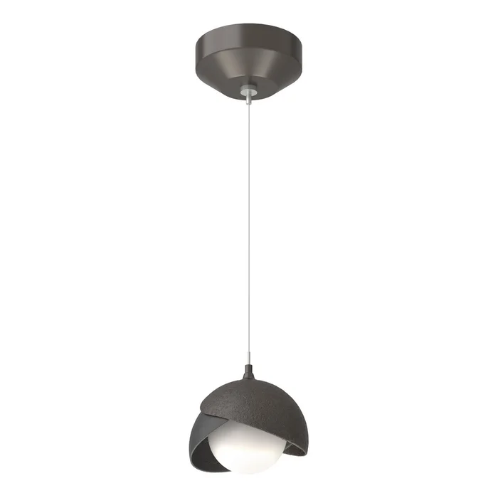 Brooklyn One Light Mini Pendant in Oil Rubbed Bronze (39|161183-SKT-STND-14-10-GG0711)