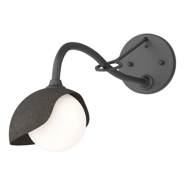 Brooklyn One Light Wall Sconce in Black (39|201376-SKT-10-07-GG0711)