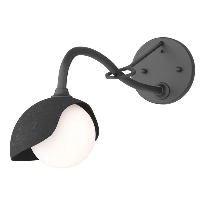 Brooklyn One Light Wall Sconce in Black (39|201376-SKT-10-10-GG0711)