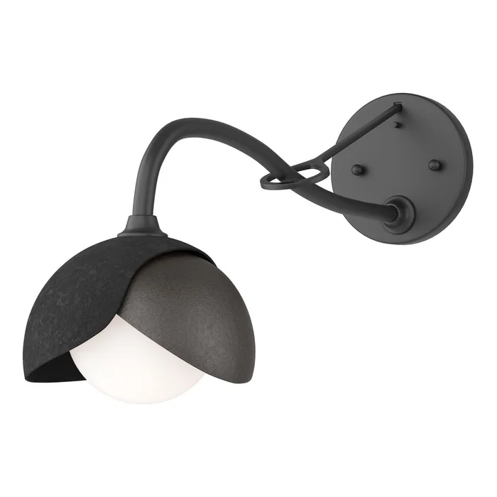 Brooklyn One Light Wall Sconce in Black (39|201377-SKT-10-14-GG0711)