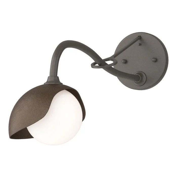 Brooklyn One Light Wall Sconce in Dark Smoke (39|201376-SKT-07-05-GG0711)