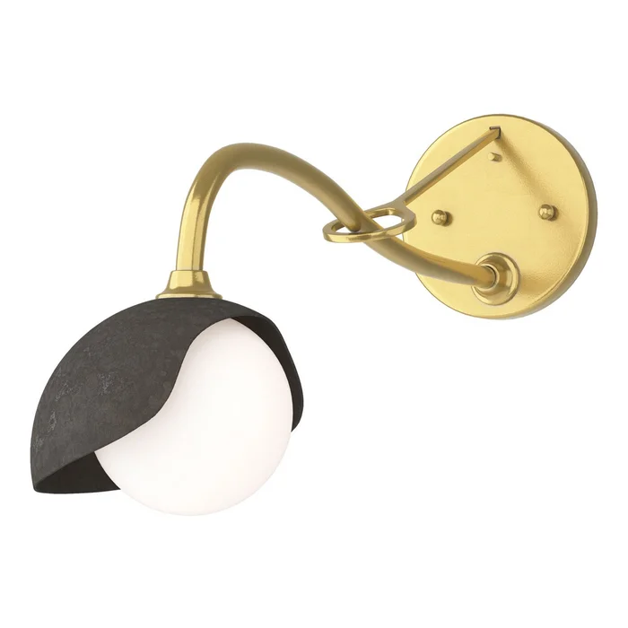 Brooklyn One Light Wall Sconce in Modern Brass (39|201376-SKT-86-07-GG0711)