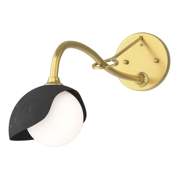 Brooklyn One Light Wall Sconce in Modern Brass (39|201376-SKT-86-10-GG0711)