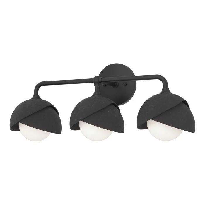 Brooklyn Three Light Bath Sconce in Black (39|201375-SKT-10-10-GG0711)