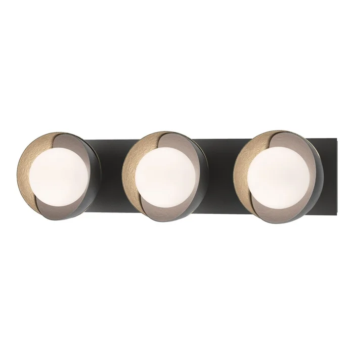 Brooklyn Three Light Bath Sconce in Black (39|201378-SKT-10-84-GG0711)