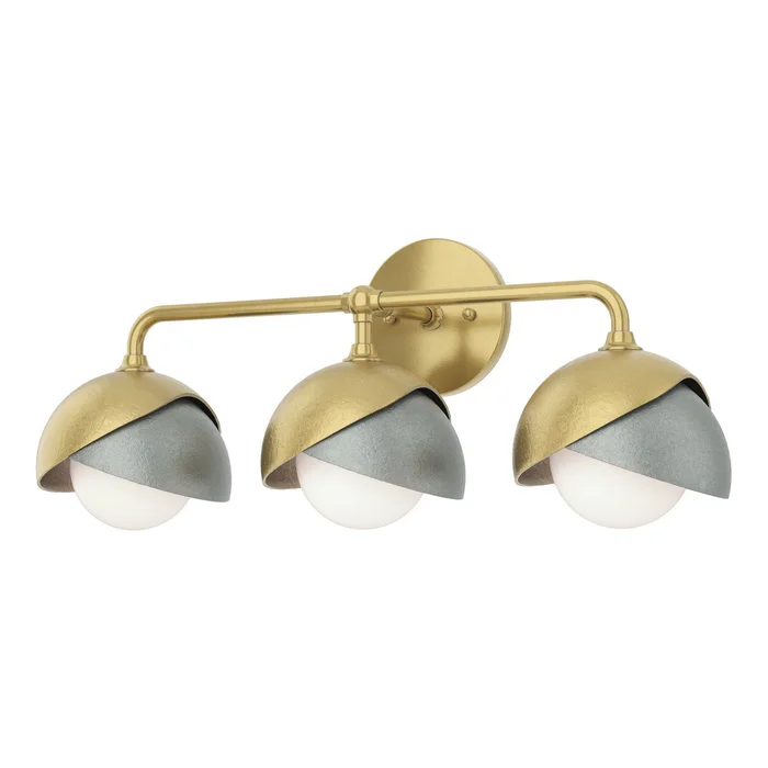 Brooklyn Three Light Bath Sconce in Modern Brass (39|201375-SKT-86-82-GG0711)