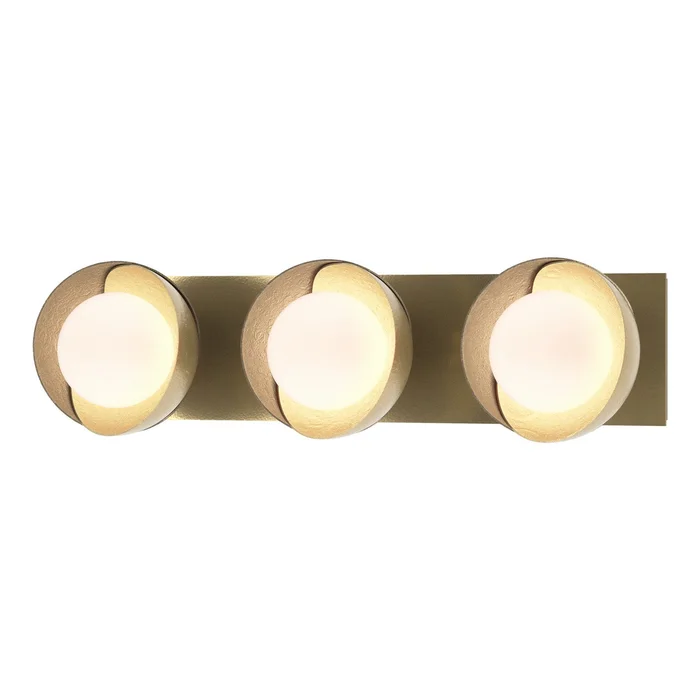Brooklyn Three Light Bath Sconce in Modern Brass (39|201378-SKT-86-84-GG0711)
