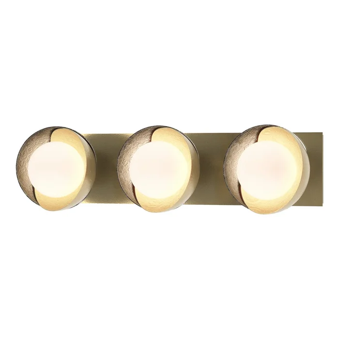 Brooklyn Three Light Bath Sconce in Modern Brass (39|201378-SKT-86-85-GG0711)