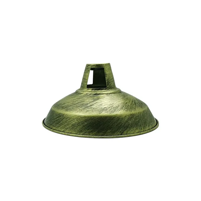 Brushed Brass Barn Industrial Light Shade