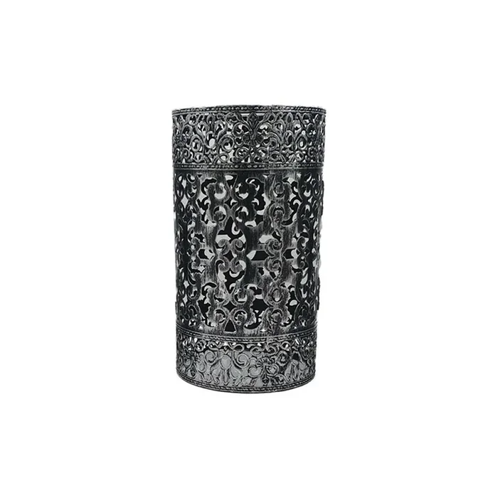 Brushed Silver Vintage Cylinder Light Shade