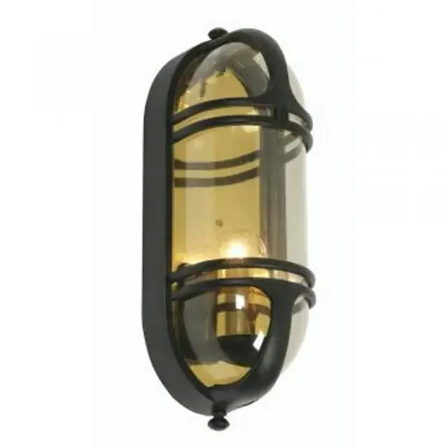 Buckley Black IP44 Wall Light