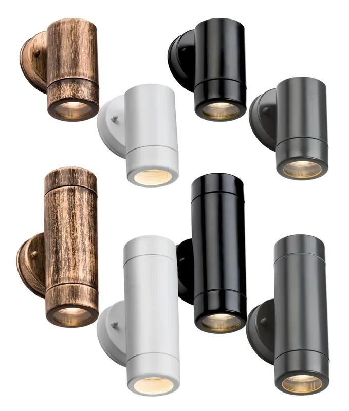 Budget Exterior Wall Lights – Single and Twin Lamp