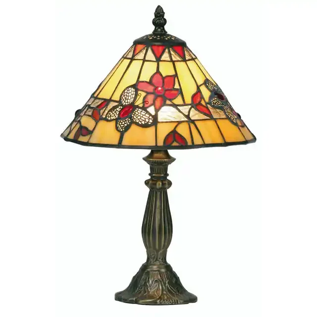 Butterfly Tiffany 24cm Table Lamp