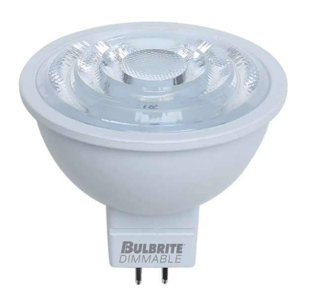 CA BULBRITE 771101 – LED 6.5W MR16 – GU5.3 – 2700K – Flood – Dimmable – 50W Equivalent