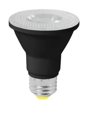 CA Halco 80215 – 7PAR20-FL-LED-950-D-BLK-PS – PAR20 LED Flood – 6.5W 5000K – 120V – Dimmable – 40W Equal – Black