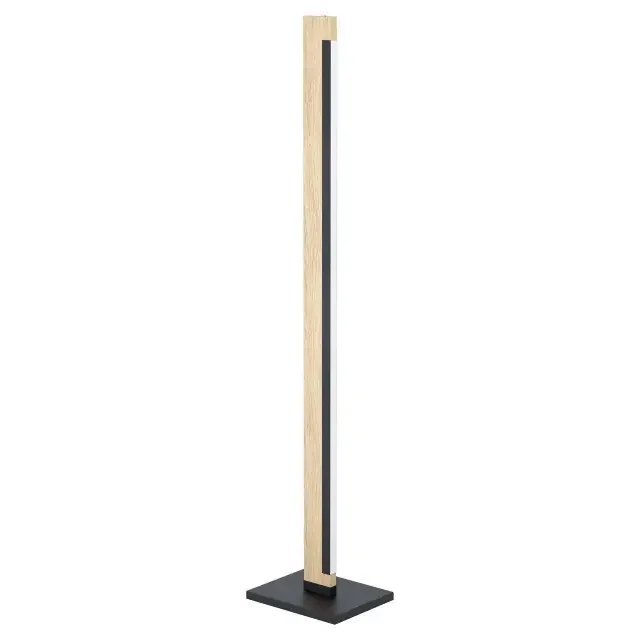 Camacho Brown Black and White Floor Lamp