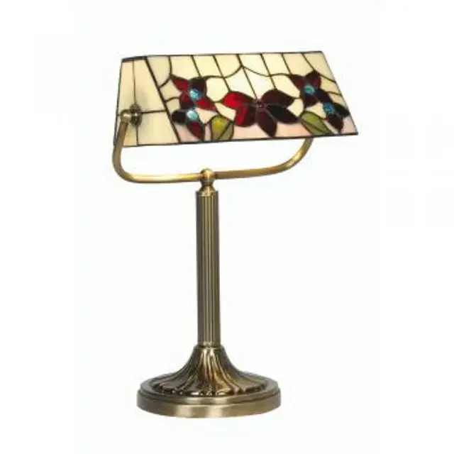 Camillo Tiffany Adjustable Table Lamp