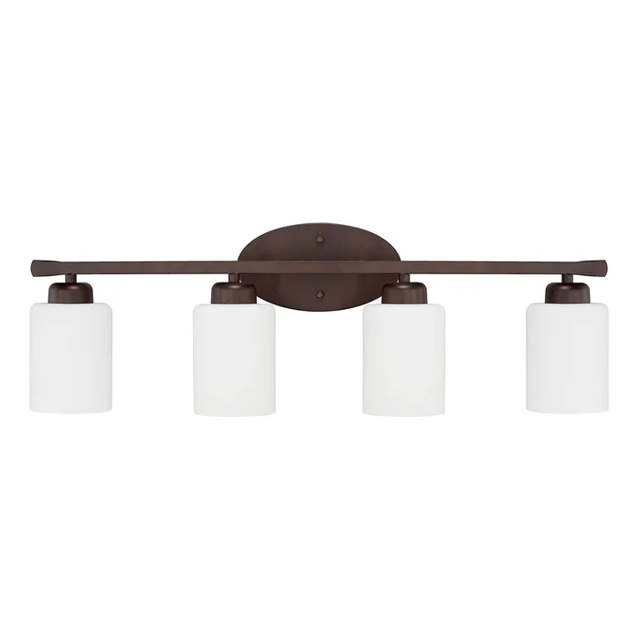 Capital Lighting 115241BZ-338 Dixon Four Light Vanity, Bronze
