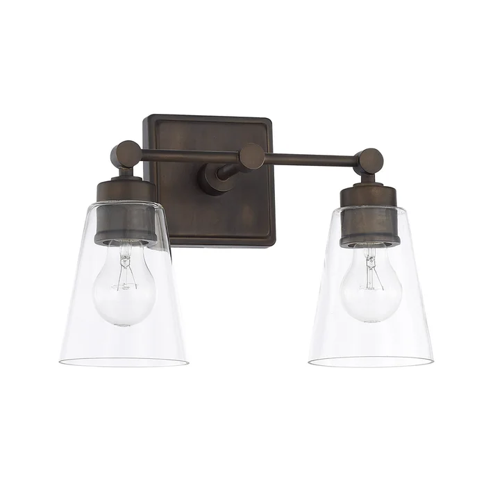 Capital Lighting 121821OB-432 Rory Two Light Vanity, Old Bronze