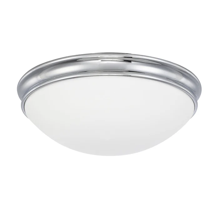 Capital Lighting 2034CH Hansen Three Light Flush Mount, Chrome