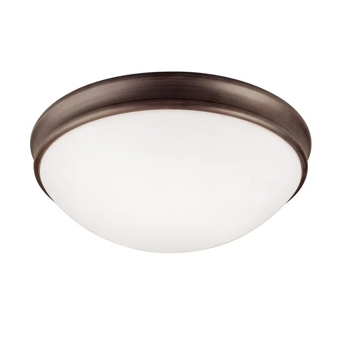 Capital Lighting 2034OR Hansen Three Light Flush Mount, Oil Rubbed Bronze