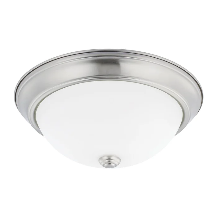 Capital Lighting 214722BN Bates Two Light Flush Mount, Brushed Nickel