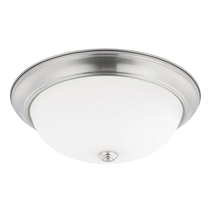 Capital Lighting 214731BN Bates Three Light Flush Mount, Brushed Nickel