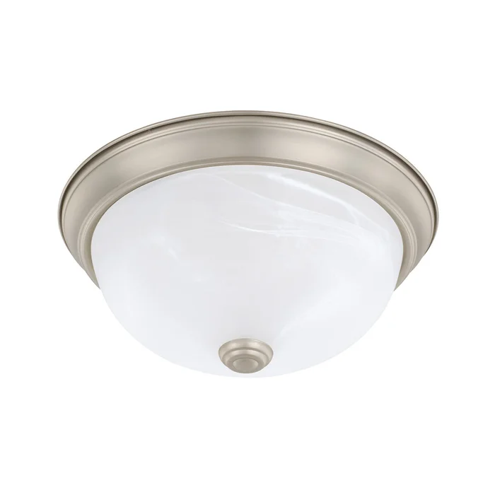 Capital Lighting 219021MN Bates Two Light Flush Mount, Matte Nickel