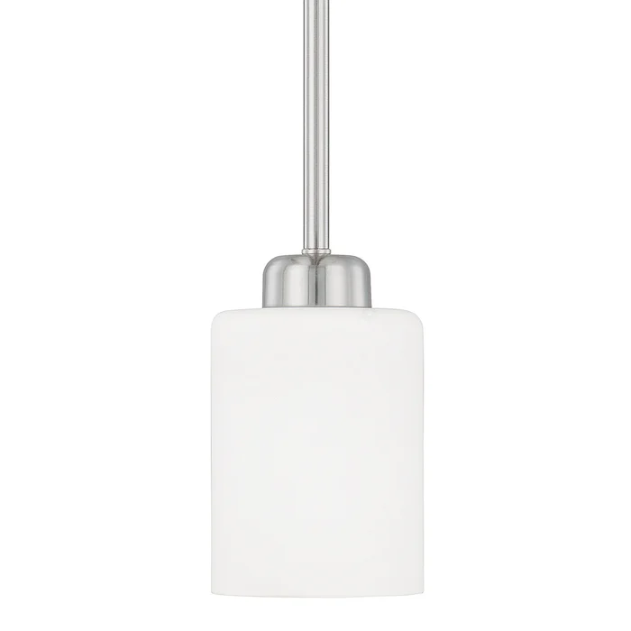 Capital Lighting 315211BN-338 Dixon One Light Pendant, Brushed Nickel