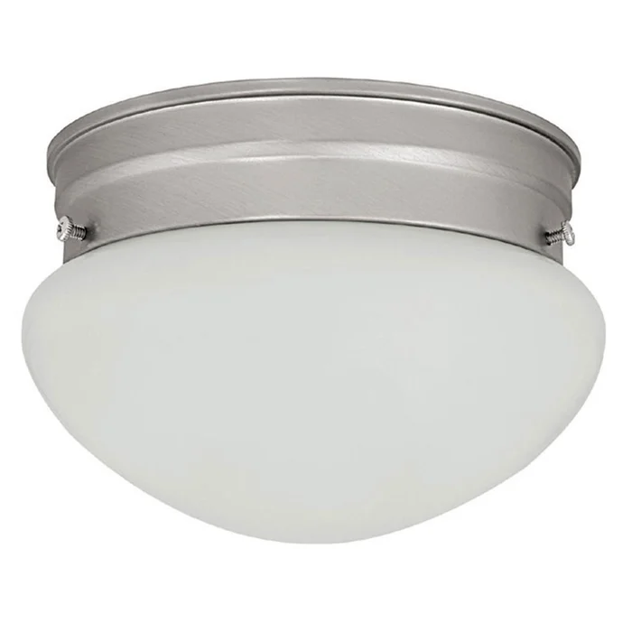 Capital Lighting 5356MN Scott One Light Flush Mount, Matte Nickel