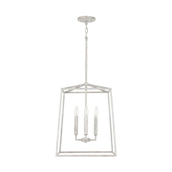 Capital Lighting 537642MS Thea Four Light Foyer Pendant, Mystic Sand