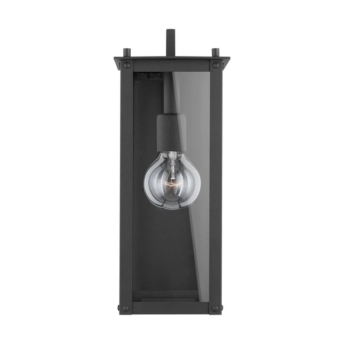 Capital Lighting 934611BK Hunt One Light Wall Mount, Black