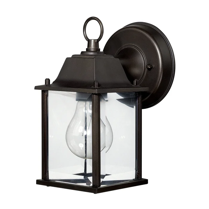 Capital Lighting 9850OB One Light Outdoor Wall Lantern, Old Bronze