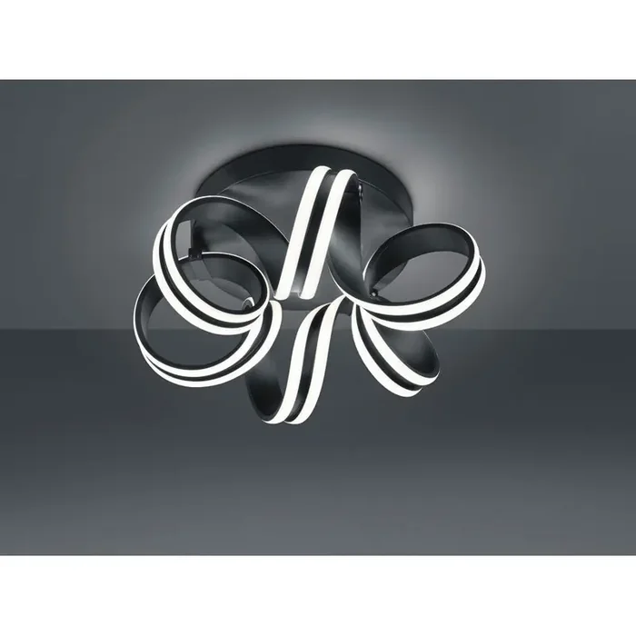 Carrera Black Ceiling Lamp