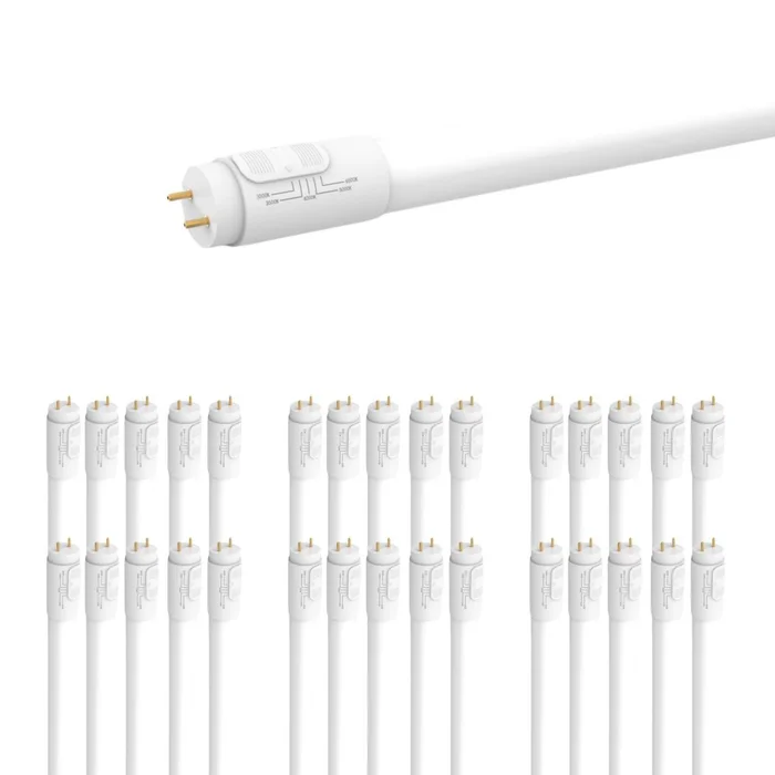 Case of 30 – 3ft LED Universal Tube – Type AB – 12W – Color Tunable 30K/35K/40K/50K/65K – LumeGen (15 2-Packs)