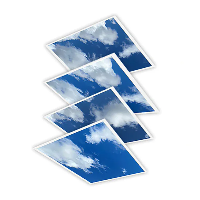 Case of 4 – 2×2 LED Flat Panel Cloud Design Light – Gen 2 – Wattage Adjustable 24W/29W/32W/39W – Color Tunable 4K/5K/65K – Beyond LED