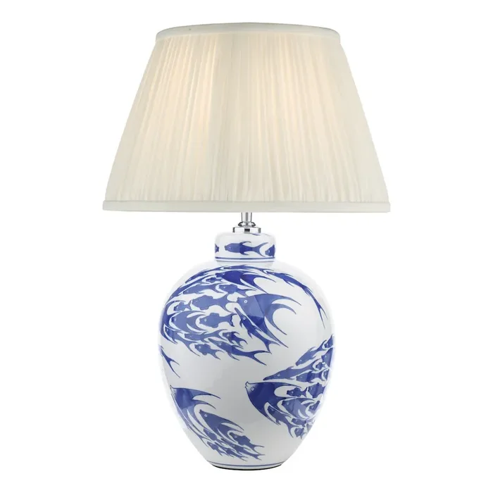 Ceramic Table Lamp With Shade (0183SIM4223)