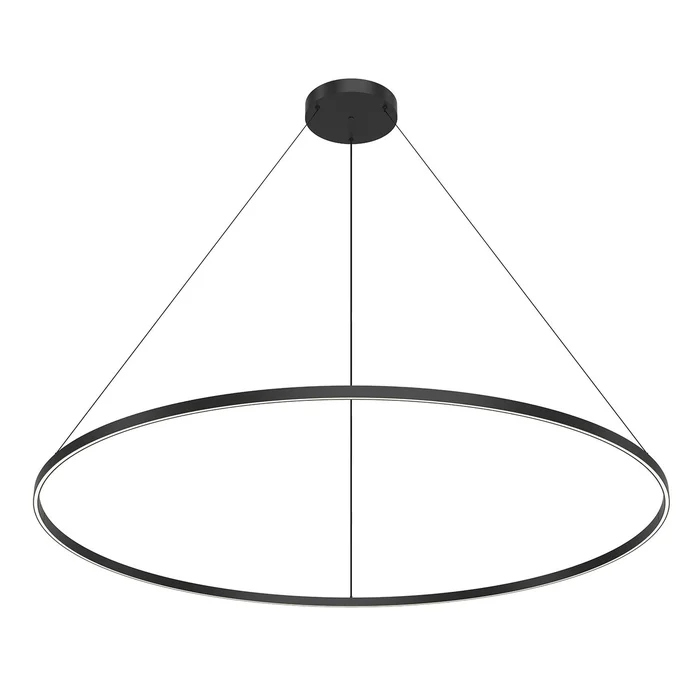 Cerchio LED Pendant in Black (347|PD87772-BK)