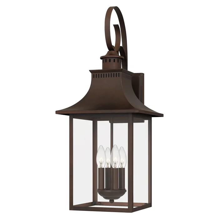 Chancellor Four Light Outdoor Wall Lantern in Copper Bronze (10|CCR8412CU)
