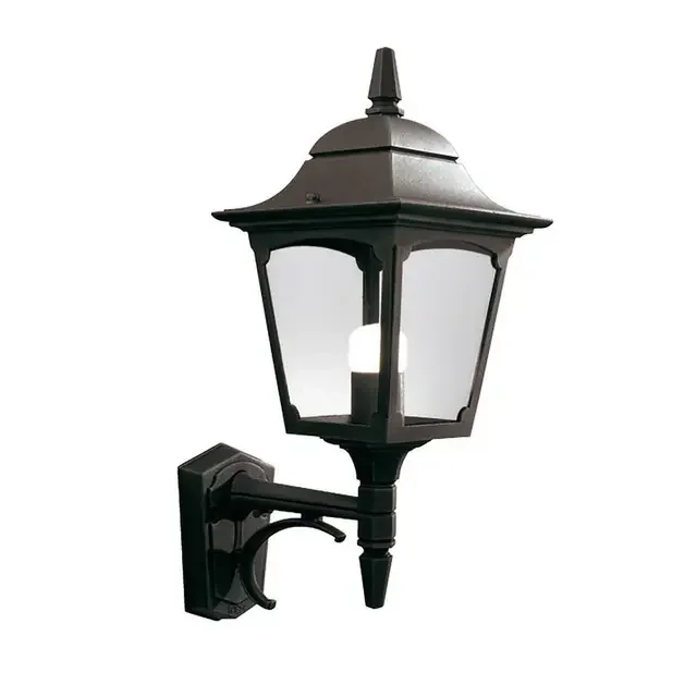 Chapel Black Upward Outdoor Wall Light