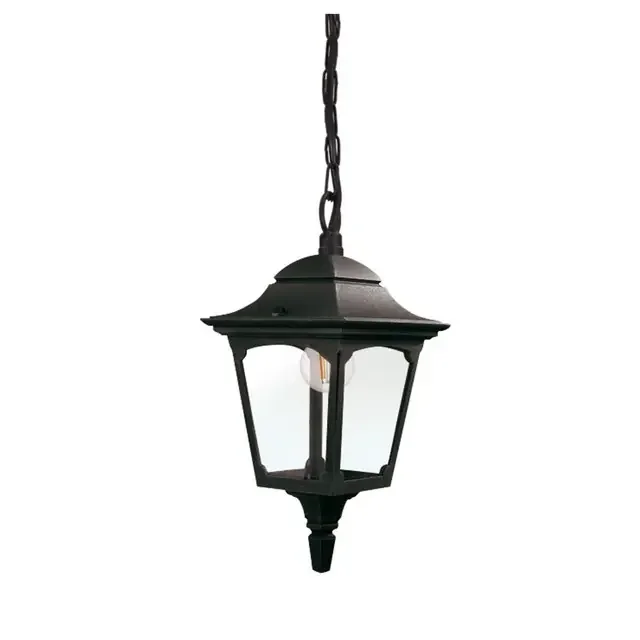 Chapel Mini Black Outdoor Pendant Light