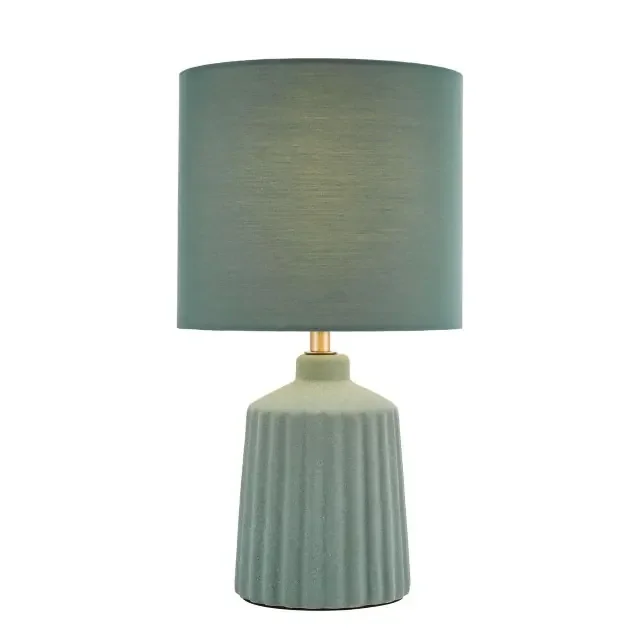 Chloris Green with Green Shade 31cm Table Lamp
