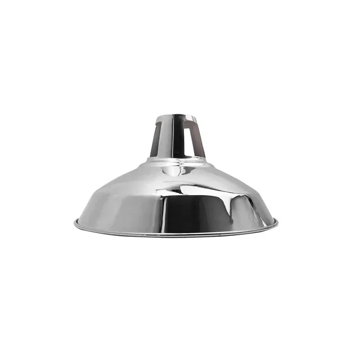 Chrome Barn Industrial Light Shade