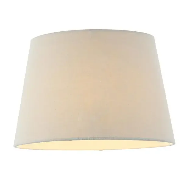 Cici 10 Inch Ivory Linen Mix Fabric Shade Only – Clearance
