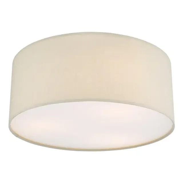 Cierro 3 Light Taupe with Opal Diffuser 40cm Flush Ceiling Light