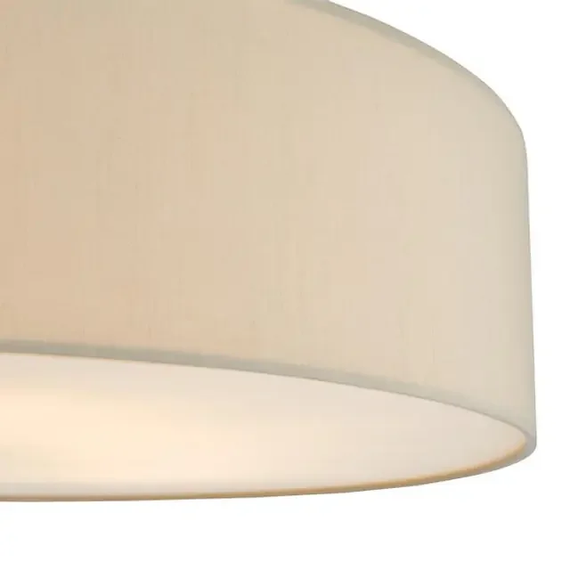 Cierro 6 Light Taupe with Opal Diffuser 80cm Flush Ceiling Light