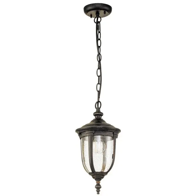 Cleveland Weathered Bronze IP44 Pendant Light