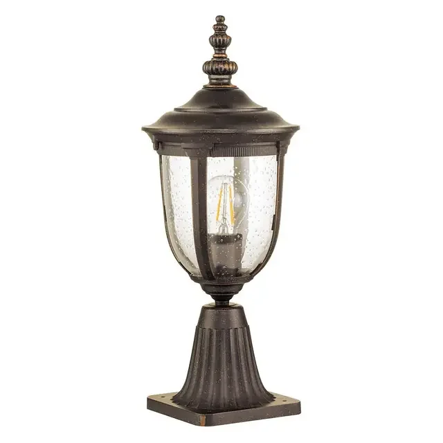 Cleveland Weathered Bronze IP44 Top Post Light