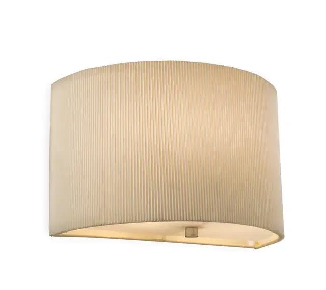 Clio Cream Shaded Wall Light